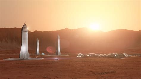 Spacex Starships At Mars Base Alpha By Konstantin Ermolaev Human Mars