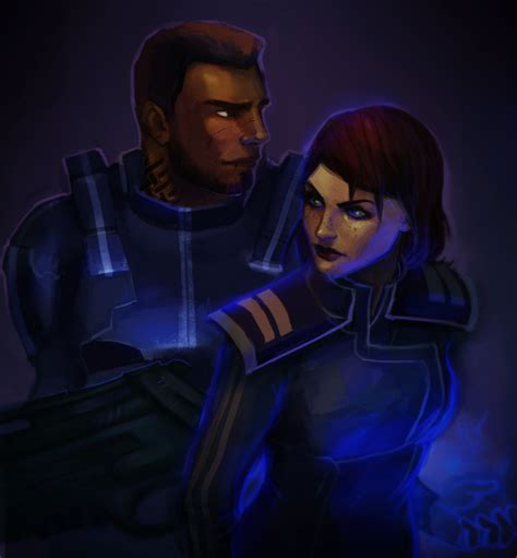 I J L л Femshep James Vega Me Art Mass Effect фэндомы