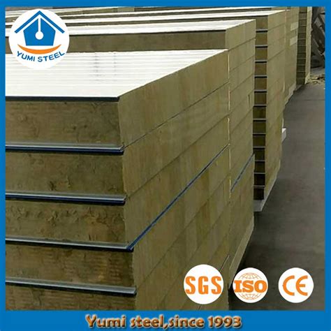 75mm Australian Standards Fireproof Rockwool Wall Panels For Steel