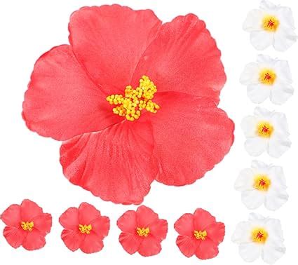 HOLIDYOYO 10pcs Simulated Hibiscus Flowers Artificial Flowers