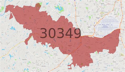 Georgia State Highway Zip Code Wall Map Metro Atlanta Zip 56 OFF