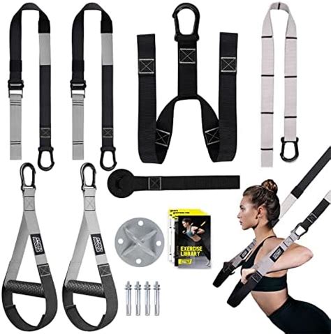 Home Resistance Training Kit: Full Body Workout with Suspension Trainer ...