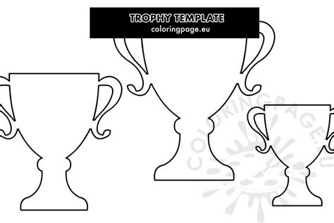 Free Printable Trophy Template