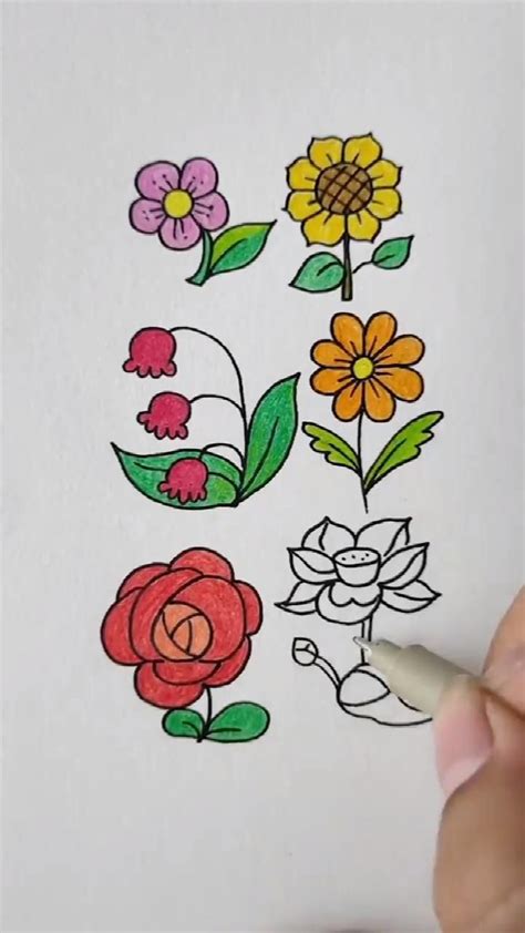 150 Flower Shapes ideas | flower doodles, flower drawing, flower shape