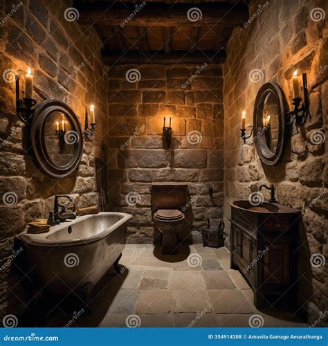 Medieval Toilet Or Latrine In A Medieval Castle Wall. Royalty-Free
