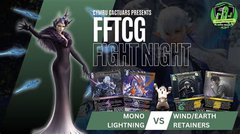 Final Fantasy TCG Opus 20 Mono Lightning Vs Wind Earth Retainers