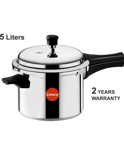 Limera Orchid Plus 5 L Induction Bottom Pressure Cooker Aluminium