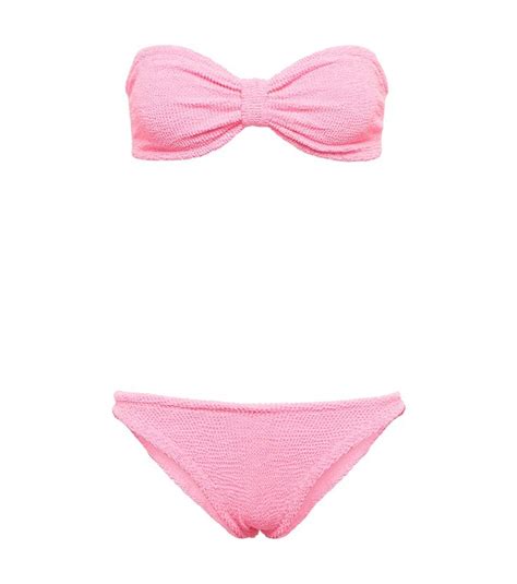 Bikini Bandeau Jeans Bikini Pink Bikini Top Swimsuit Inspo Bikini