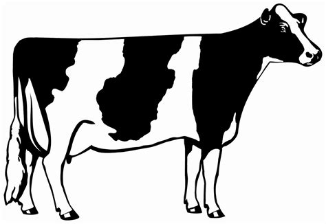 Beef Cow Silhouette at GetDrawings | Free download