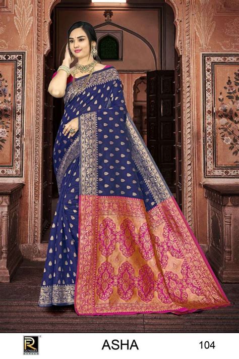 Ronisha Asha Banarasi Silk Saree Wholesale Saree Price In Surat