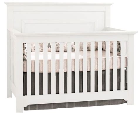 Munire Chesapeake 4 In 1 Lifetime Convertible Crib In White Bedroom