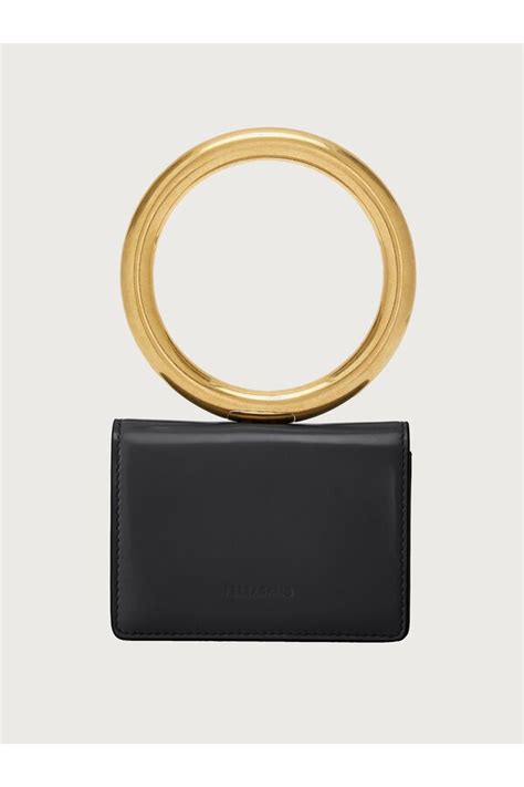 FERRAGAMO Micro Pouch Black Editorialist