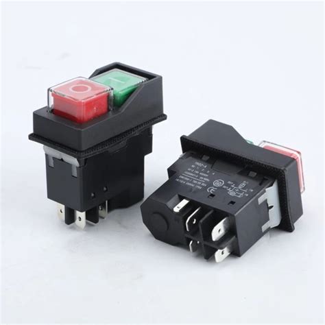 Pc Ac V A Waterproof Electromagnetic Push Button Switch Pin Can