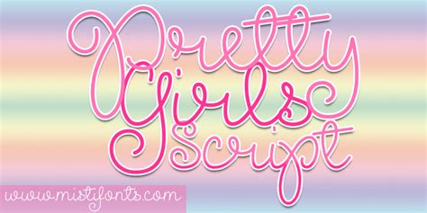 Pretty Girls Script Demo Font · 1001 Fonts