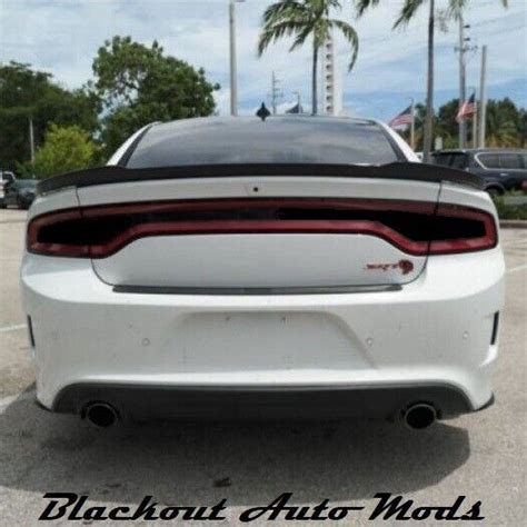 For Charger Tail Light Smoke Rear Precut Tint Overlay Vinyl