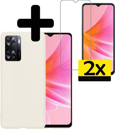 Hoesje Geschikt Voor Oppo A57 Hoesje Siliconen Case Met 2x