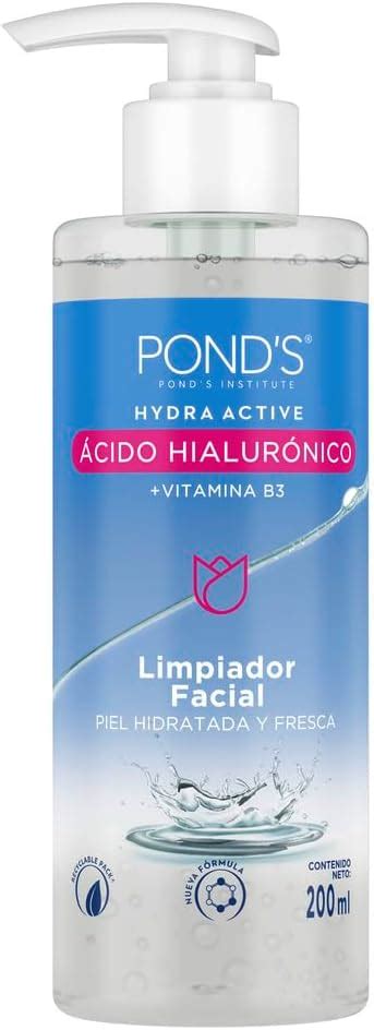 POND S Limpiador Facial Hydra Active con Ácido Hialurónico 200 mL