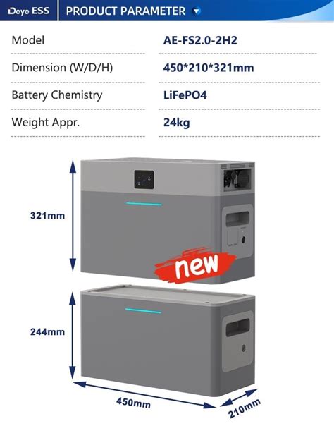 Deye Ess Deye Ess Ae Fs20 2h2 And Ae F20 2h2 Low Voltage Storage