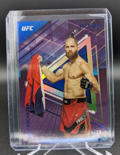 Panini Chronicles Ufc Jiri Prochazka Recon Blue Ebay