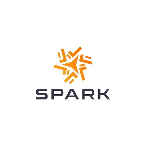 Premium Vector | Spark abstract logo design