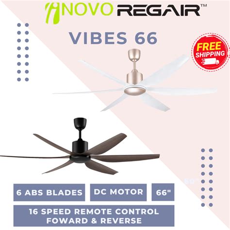 Regair Inovo Vibes Ceiling Fan Blades Remote Control Dc Motor