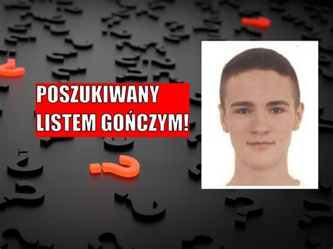 List gończy za 18 letnim Konradem Kopaniarzem Policja udostępnia