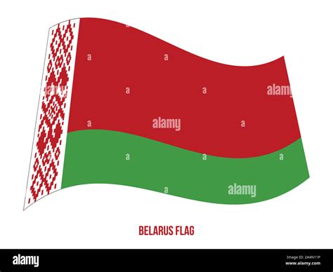 Belarus Flag Waving Vector Illustration On White Background Belarus