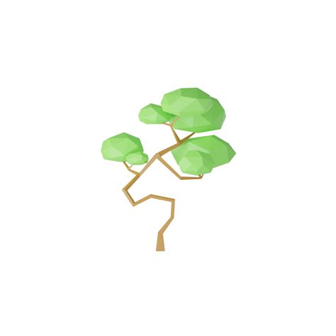 3d Isolated Green Tree 11501495 Png