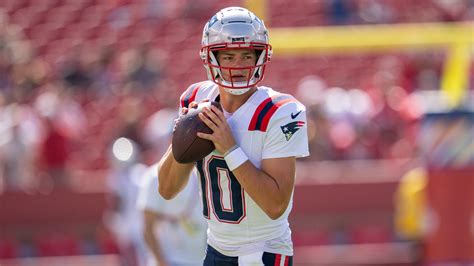 Drake Maye To Be Patriots Starting Qb Vs Texans Per Report