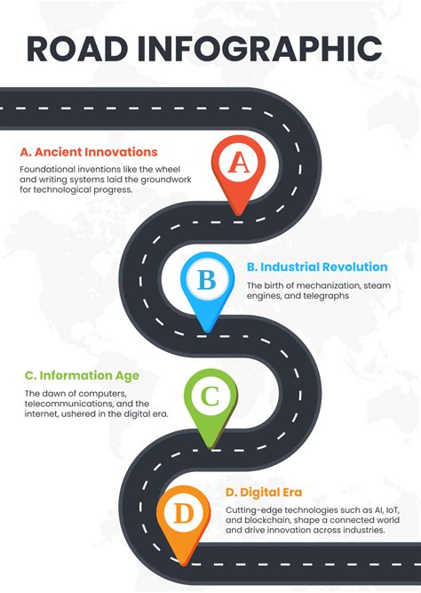 Free Road Infographic Template Edit Online And Download