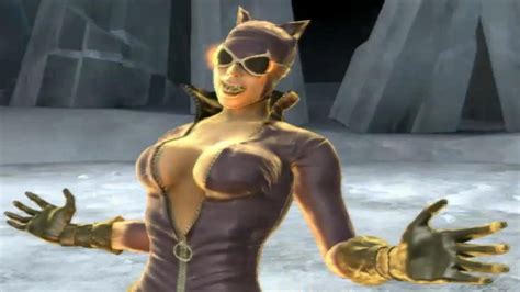 Mortal Kombat Vs DC Universe Catwoman S Whip Crack Finisher On All