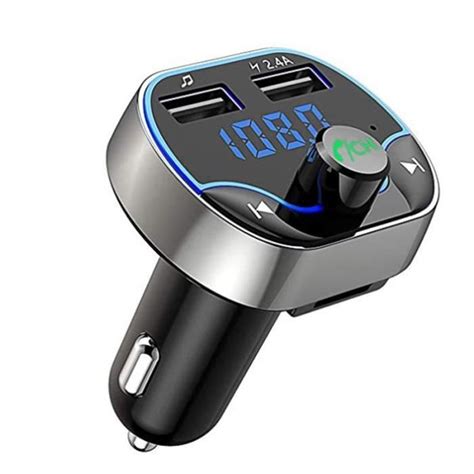 Transmetteur Fm Bluetooth Voiture Chargeur Lecteur MP3 Adaptateur