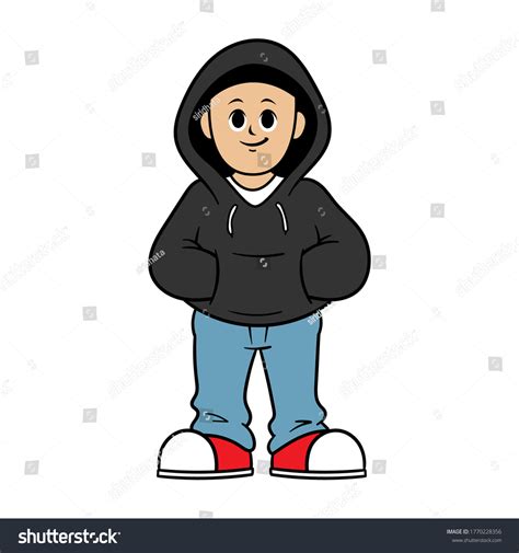 12 934 Hoodie Cartoon Görseli Stok Fotoğraflar Ve Vektörler Shutterstock