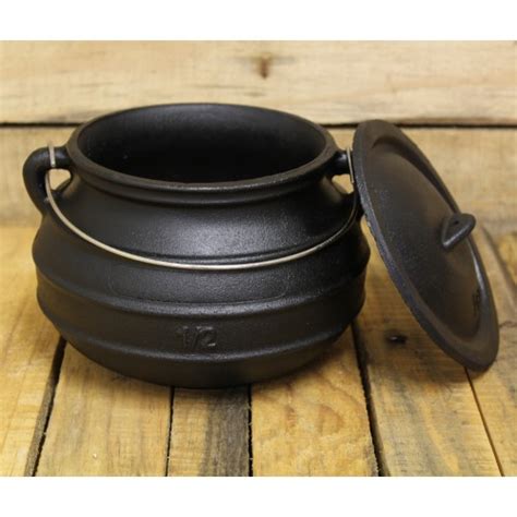 Flat Bottom Cast Iron Cooking Pot Cast Iron Kettle BBQ Grill Pot