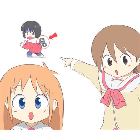 I Watched Nichijou Recently Two Soyjaks Pointing Know Your Meme