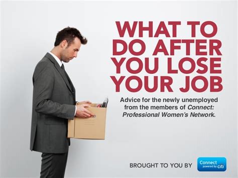 What To Do When You Lose Your Job