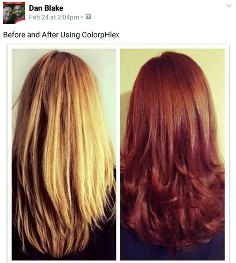 Before And After With Colorphlex Long Hair Styles Hair Styles Beauty