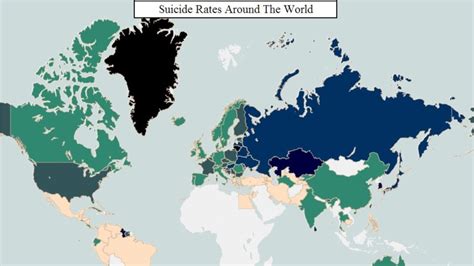 Suicide Rates Around The World