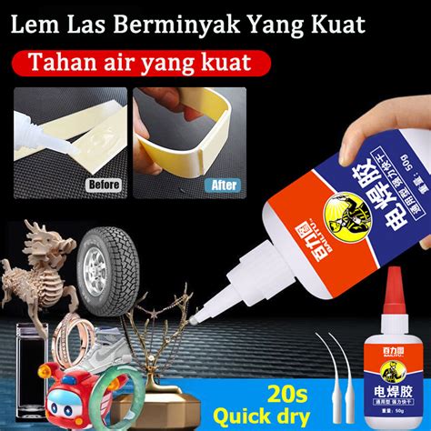 Jual 50g Lem G Korea Lem Cair Serbaguna Welding Oily Glue Solder