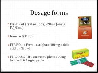 Ferrous sulphate | PPT