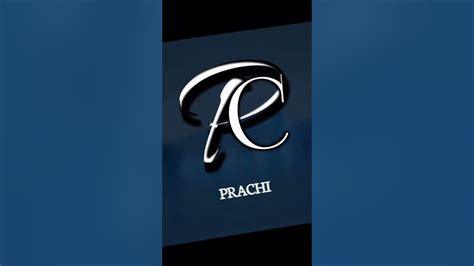 Prachi Name Logo Designcomment Your Name Nameart Namelogo Viral