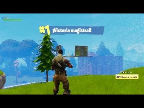 FORTNITE BATTLE ROYALE PRIMERA PARTIDA GANADA EN EL CANAL YouTube