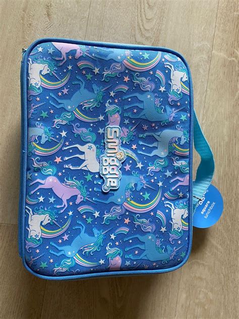 New Smiggle Blue Unicorn Lunch Bag Hobbies And Toys Stationery And Craft Stationery And School