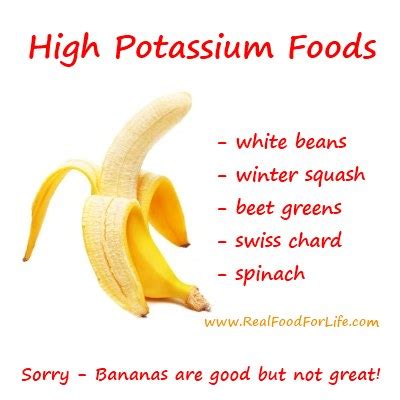 High potassium foods - Real Food For Life