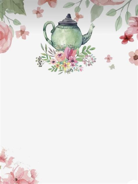 Floral Tea Party Invitations