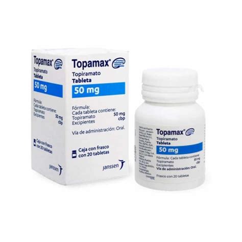 Topamax 50 Mg 20 Tab Farma Leal