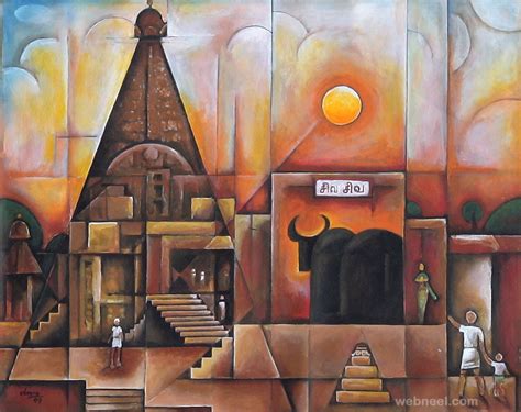 50 Most Beautiful Indian Paintings from top Indian Artists