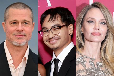 brad pitt  angelina jolies son maddox drops pitt