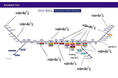 The Elizabeth Line Route Map