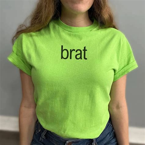 Brat Shirt Charli Xcx Vintage Tee T Shirt Rave Party Girl Music Shirt